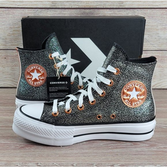 NEW Converse All Star High Top PLATFORM Women's Size 8 Casual Sneakers Shoes - Picture 7 of 9